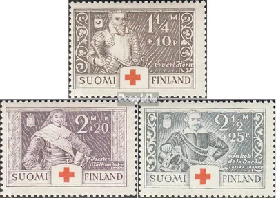 Produktbild von Briefmarken Finnland 1934 Mi 184-186 (kompl.Ausg.) postfrisch Rotes Kreuz
