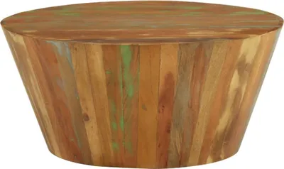 Obrázek produktu pro vidaXL Konferenční stolek Ø65x31 cm Masivní staré dřevo