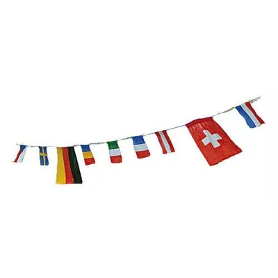 Produktbild von EDUPLAY 230-029 Flaggen, 100% Baumwolle, weiß (10er Pack)