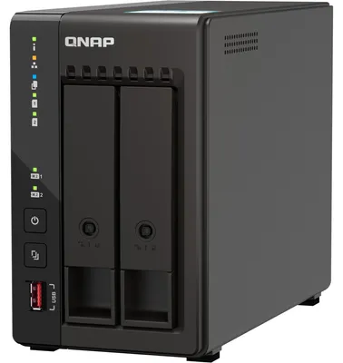 Image de QNAP TS-253E NAS Tower Intel® Celeron® J6412 8 GB 0 TB QNAP QTS Black