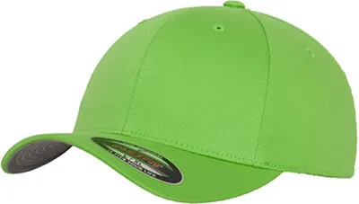 Produktbild von Urban Classics Flexfit Wooly Combed Cap Herren Basecap Einfarbig, Größe: L/Xl; Farbe: Fresh Green