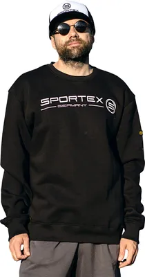 Produktbild von Sportex Crew Neck Shirt Herren (Black) Größe XL