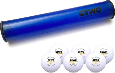 Produktbild von GEWO Ballbox mit 6 GEWO 3-Stern Bällen