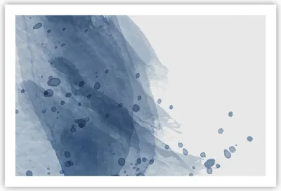 Produktbild von Poster - Poster ohne Rahmen - Blau Weiß Hintergrund - 91,5x61 cm - Wand Bild - Wanddeko - Wandbilder - Kunstposter - Wandposter - Bilder - Kunstdruck - Wanddekoration - Wandbild - P2XAA91x61-5088