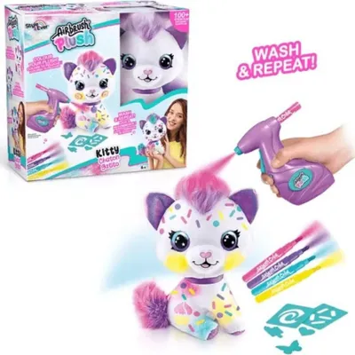 Imagen del producto de PELUCHE AIRBRUSH con Kitty, 25 cm