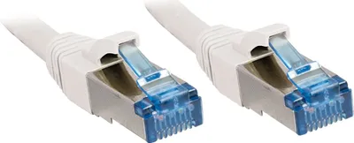 Image de Câble patch LINDY Cat6A S/FTP PIMF LSOH blanc 10m