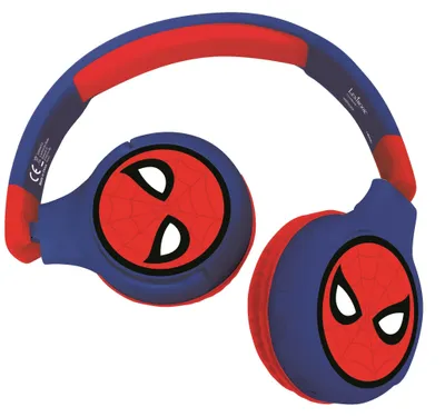 Produktbild von Lexibook - Spider-Man - 2 in 1 faltbare Kopfhörer (HPBT010SP)