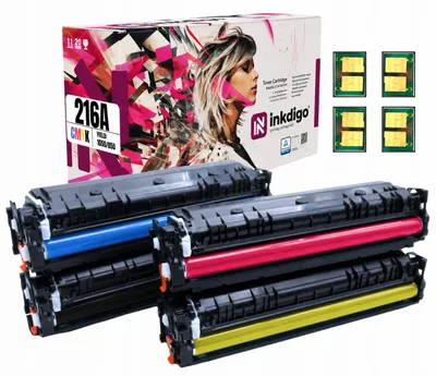 Produktbild von Inkdigo Tonerset W2410-2413A für HP Color LaserJet Pro M155nw, M182n, M182nw; MFP M183fw – CMYK,, KI-generiertes Bild