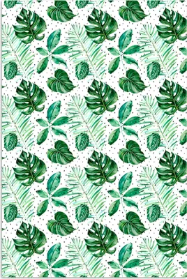 Produktbild von MuchoWow® Poster Vintage - Blatt - Pflanzen 60x90 cm - Wanddekoration