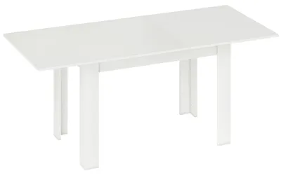 Produktbild von Esstisch ausziehbar, 140/180 x 80 cm Küchentisch für 6-8 Personen, für Küche, Esszimmer, Weiß