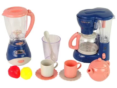 Obrázek produktu pro LEAN Toys 15683 Sada kuchyňských doplňků - dětský mixér a kávovar