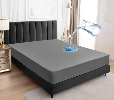 Obrázek produktu pro Voděodolná matracová podložka a prostěradlo na pružnou matraci o rozměrech 160x200 cm