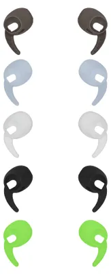 Produktbild von kwmobile 5 Ohrhalter kompatibel mit Samsung Galaxy Buds 3 - Ohrbügel Ohrhaken aus Silikon Mehrfarbig