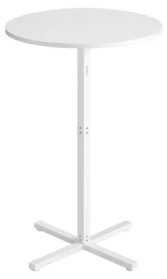 Obrázok produktu pre Biely stolík – konferenčný stolík – nosnosť 100 kg – 60 x 60 x 104,5 cm