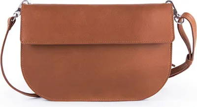 Produktbild von Handtasche mit Überschlag, cognac.