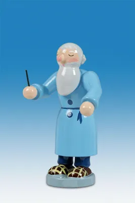 Produktbild von Holzfigur Petrus als Dirigent Höhe 6cm NEU