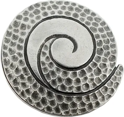 Produktbild von Anhänger Spirale Messing versilbert im Used Look Minott 27988