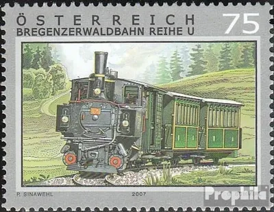 Produktbild von Briefmarken Österreich 2007 Mi 2676 (kompl.Ausg.) gestempelt Eisenbahn