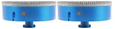 Productafbeelding van Diamantboorkop 125mm M14, boorzaag voor tegels, porselein, keramiek, marmer, graniet, 2 stuks