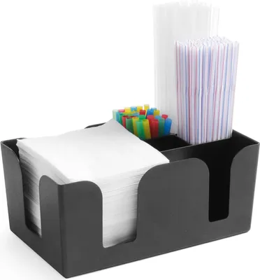 Imagen del producto de HENDI - Portavasos de plástico (PP), 230x135x103 mm, color negro
