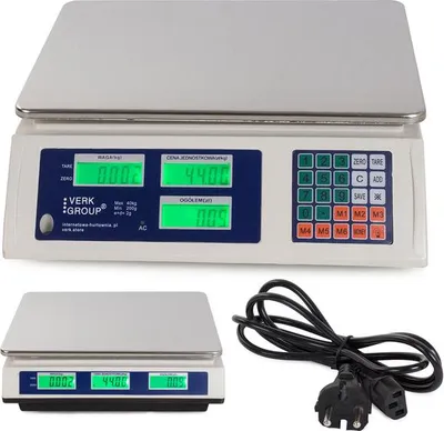 Obrázok produktu pre Verk 17108 Digitálna stolná váha 40kg/2g biela