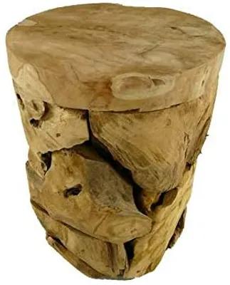 Produktbild von Hocker Schemel massiv aus Teak Haolz