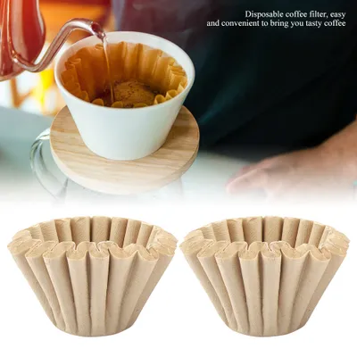 Obrázek produktu pro Kávový filtr, Jednorázový kávový filtr, Kávový filtr z dřevěných vláken, Náhradní kávový filtr