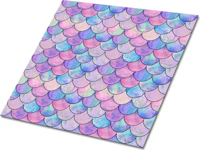 Produktbild von Selbstklebende Platten 30x30 cm Wandpaneele 9 Stück im Set Wanddeko - Bunte Fischwaagen