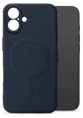 Imagen del producto de Funda protectora "My Style" compatible con MagSafe para Apple iPhone 16 Plus, color azul medianoche