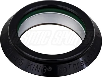 Image de Chris King Bearing Cap NoThreadSet, GripLock, 1 1/8", Sotto Voce, noir