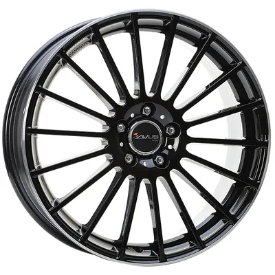 Produktbild von Alufelge Avus Ac-M03 7.5X17 5X110 Et 40 Black Polished Lip