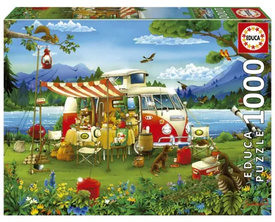 Produktbild von Educa Urlaub Auf Dem Land Puzzle 1000 Stücke Mehrfarbig Mehrfarbig One Size