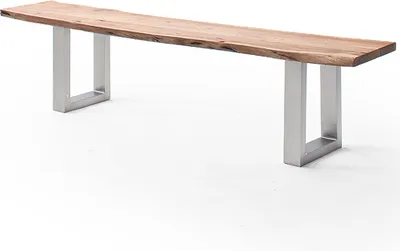 Produktbild von Esszimmer Sitzbank mit 180 cm Breite, Akazie massiv, natur lackiert - COSENZA-06