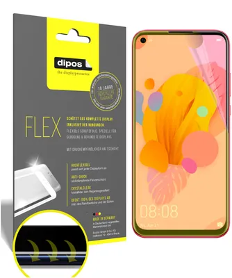 Produktbild von 2x Schutzfolie für Huawei P20 lite (2019) Folie, 100% Displayabdeckung, dipos Flex
