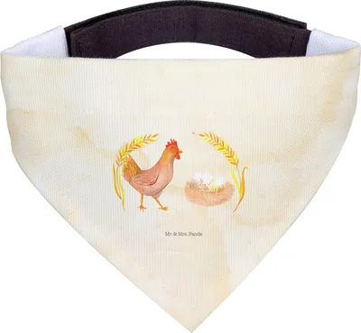 Produktbild von Mr. & Mrs. Panda Hunde-Bandana Huhn Stolz - Vintage - Geschenk, Hof, Henne, Schal Hund, Tuch, Hühner, kleines Halstuch, Spruch, Für Hunde, Bauernhof, Geburt