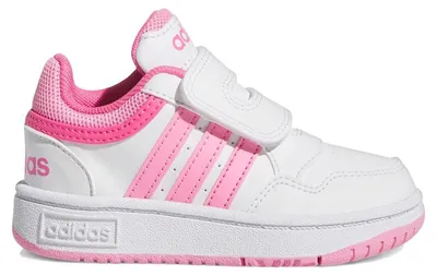 Produktbild von adidas Hoops White Bliss Pink Magenta (TD) - EU 26