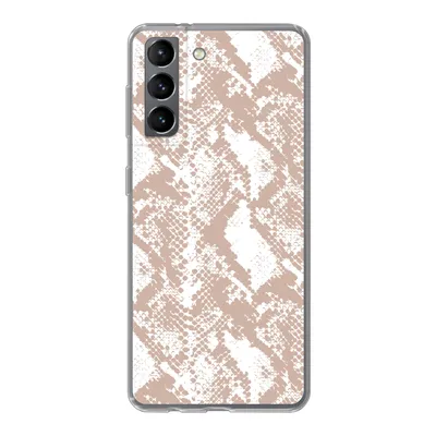 Produktbild von MuchoWow® Handyhülle Schutzhülle Hülle für Samsung Galaxy S21 Schlangendruck - Formen - Pastell Silikon Softcase Handy Hülle - Softcase