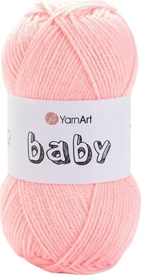 Produktbild von Yarn Art Baby 204 Light Pink Strickgarn