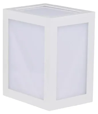 Zdjęcie produktu dla Kinkiet zewnętrzny LED VT-822-W biały 12W Ciepła biel 1350lm tworzywo sztuczne wym:16x13x10,8cm IP65 V-TAC