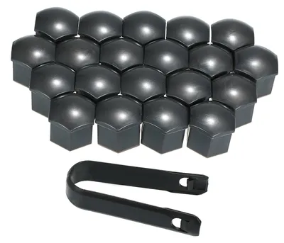Image de Lot de 20 cache-écrous universels de 19 mm pour roues