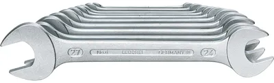 Imagen del producto de Juego de llaves de boca doble Gedore, 10 piezas, de 6 a 27 mm, modelo 6-10