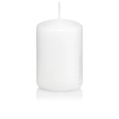 Produktbild von Kerzen Stumpemkerze Kleintray Kerzen Weiss 100X60mm Inhalt 4 Stück