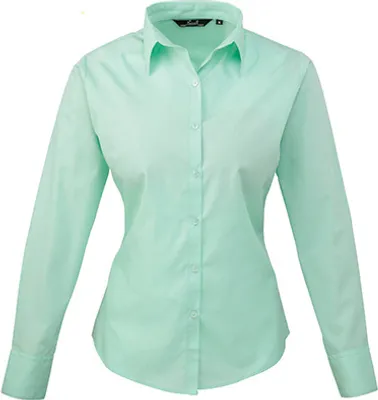 Immagine prodotto di Premier Workwear - Camicetta a maniche lunghe in popeline da donna