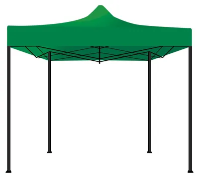 Immagine prodotto di Kebon Tenda / Gazebo Per Giardino 3X3 Impermeabile Tendone Pieghevole Per Fiere E Mercati Colore Verde