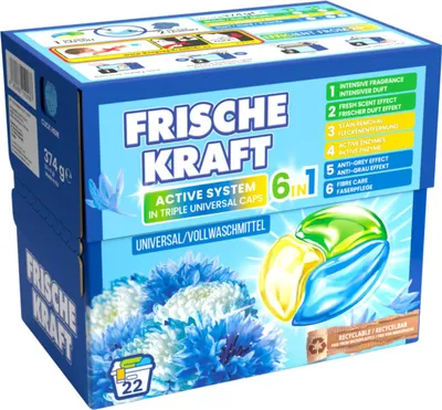 Zdjęcie produktu dla Frische Kraft 6w1 UNIWERSALNE kapsułki żelowe 22 szt