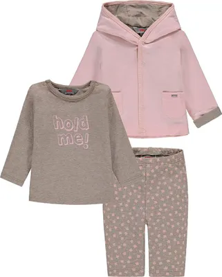 Produktbild von Set: Sweatshirt + 1/1-Arm-T-Shirt + Leggings