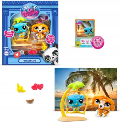Produktbild von Littlest Pet Shop Petfluencerzy 2 figurki mix