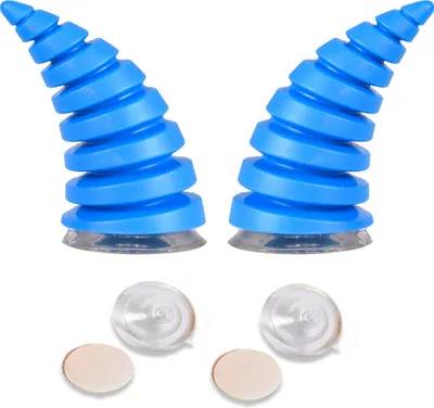 Produktbild von 2pcs Helm Teufelshörner mit Saugnapfzubehör für Ski -Motorrad (Helm nicht enthalten)