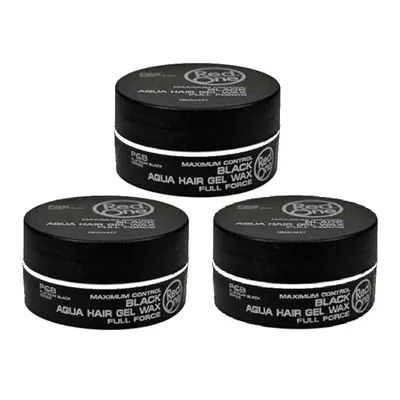 Produktbild von 3x RedOne Aqua Wax Hair Wax Haarwachs 150ml Black