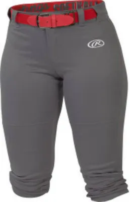 Produktbild von Rawlings WLNCH Women Belted Pant XL Grey Baseball/Softball Artikel